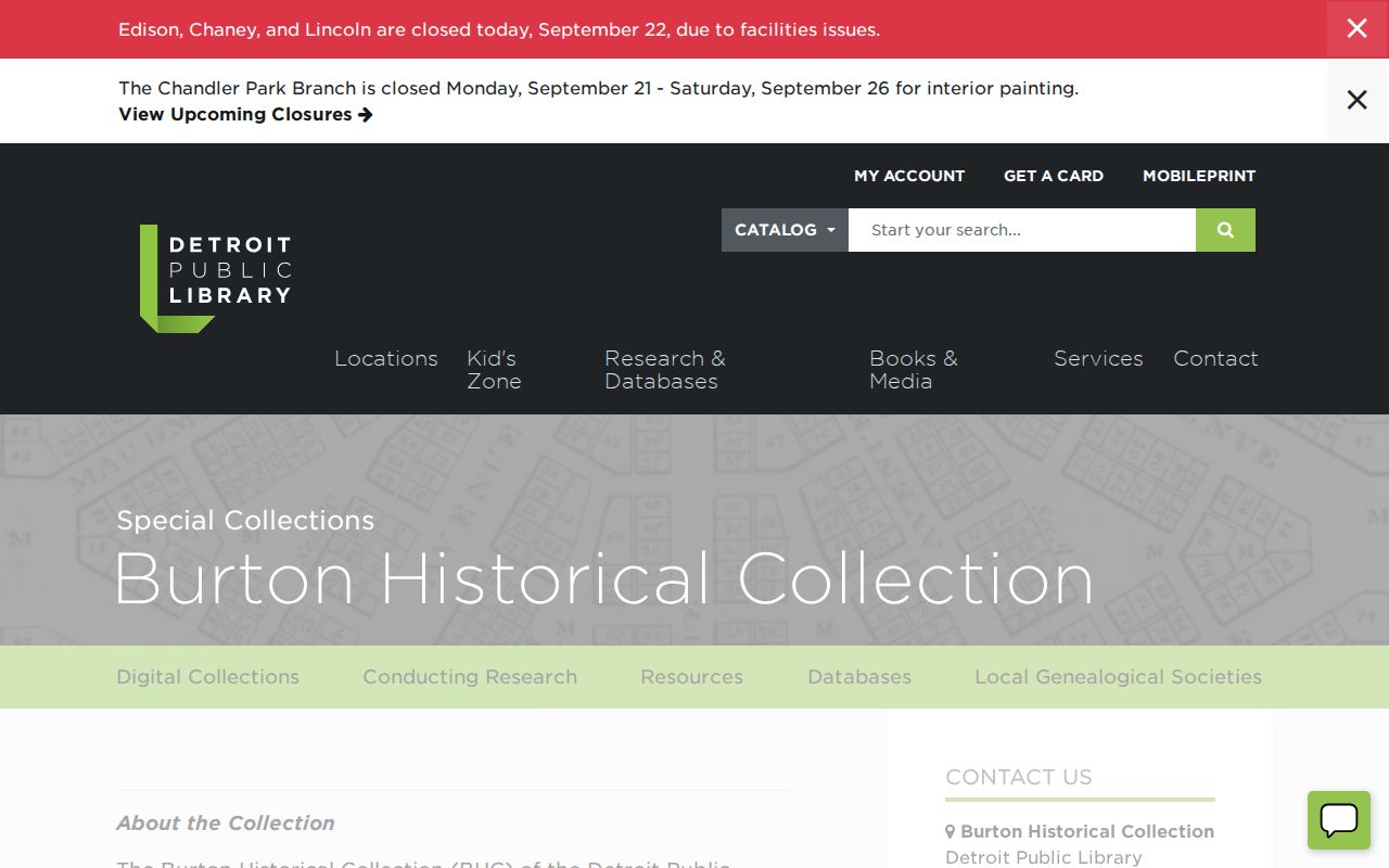 Michigan city directory research at Detroit Public Library’s Burton Historical Collection